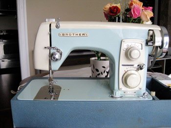 After I cleaned my vintage sewing machine